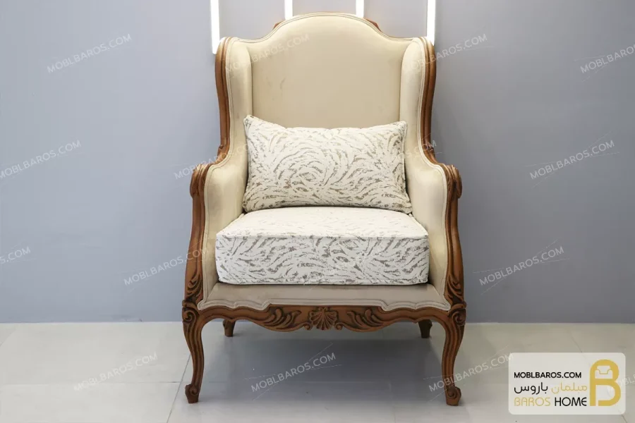 مبل تک‌نفره کویین رومینا moblbaros.com 1