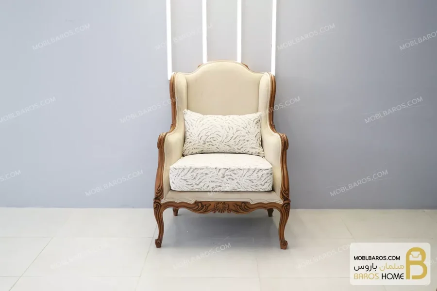 مبل تک‌نفره کویین رومینا moblbaros.com 2