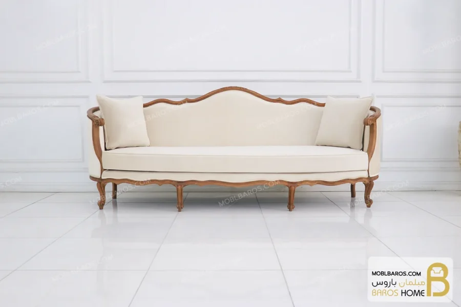 مبل کلاسیک ۷ نفره جورجیا و روما خرید مبل باروس 112 5