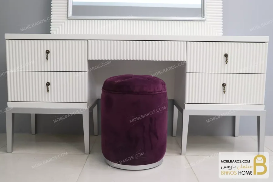 سرویس و تخت خواب دو نفره چوبی مدرن مدل لیدا خرید مبل باروس 10