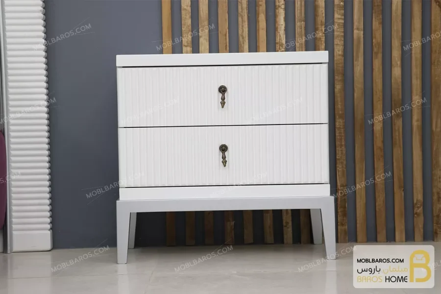 سرویس و تخت خواب دو نفره چوبی مدرن مدل لیدا خرید مبل باروس 11