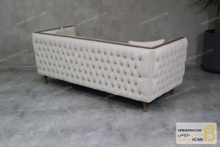 کاناپه چستر راحتی و مدرن چوبی مدل دایان خرید مبل باروس 2