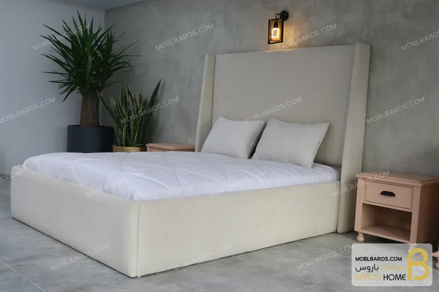 سرویس خواب مدرن و جدید دو نفره مدل مهسا خرید مبل باروس 11