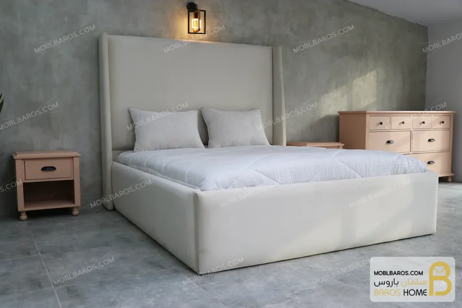 سرویس خواب مدرن و جدید دو نفره مدل مهسا خرید مبل باروس 7