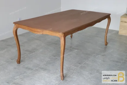 میز ناهارخوری چوبی ابزاری با صندلی فرانسوی و لویی خرید مبل باروس 9