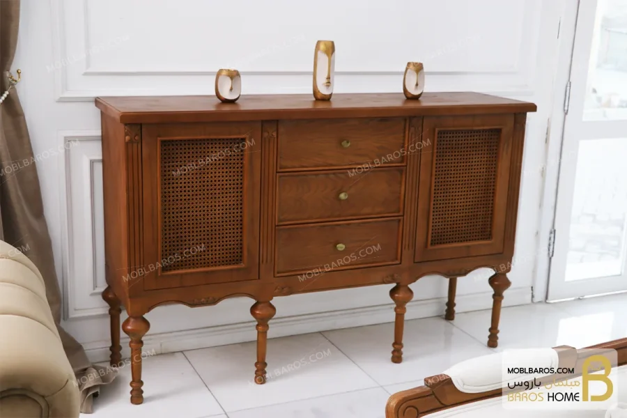 میز تلویزیون چوبی کلاسیک جدید حدیث خرید مبل باروس 4 1