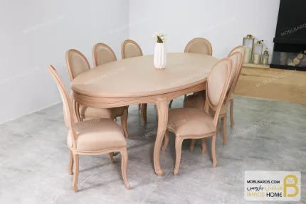 میز ناهارخوری چوبی لورنزو با صندلی لویی خرید مبل باروس 11 3