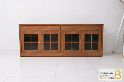 میز تلویزیون چوبی کلاسیک جدید مدل کلارا 3