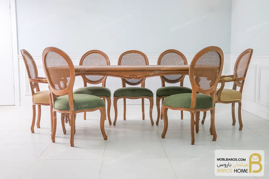 میزناهارخوری روتی با صندلی لویی کد ۲ خرید مبل باروس 11 3